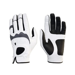 Manufacturer Wholesale Custom Logo Golf <b>Gloves</b> Premium Quality Cabretta Leather Golf <b>Gloves</b> Breathable Golf <b>Gloves</b> for Men - Product Image 1