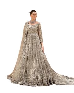 Vestido de Novia Tradicional para Mujer, Diseño Elegante para Bodas y Fiestas, Secado Rápido, Absorbe la Humedad, Largo hasta el Suelo - Product Image 2