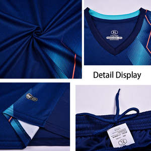 Camiseta de Fútbol de Verano de Alta Calidad, Ligera y de Secado Rápido para Adultos, con Logotipo Personalizado, Manga Corta, 100% Poliéster, Diseño de Conjunto - Product Image 5