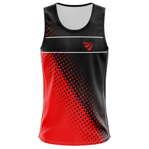 Newest Design Best Quality Breathable Men's Sports <b>Singlets</b> Customizable Cotton Polyester High Quality Made in Pakistan - Product Image 1