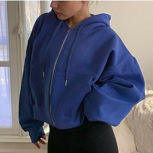 High Quality 100% Cotton Winter <b>Thick</b> <b>Fleece</b> Pullover Hooded Streetwear Quick Dry Pocket Gym Active Running Long Sleeve - Product Image 1