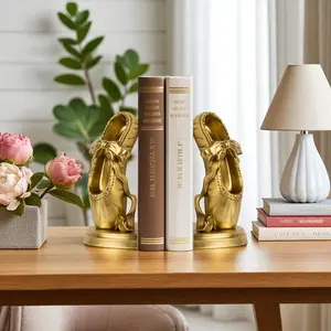 Escultura Decorativa de Animales en Aluminio Chapado en Oro Antiguo, Hecha a Mano, de Tendencia Mundial, Figurita Moderna de Lujo Pulida - Product Image 2