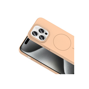 Coque en silicone de luxe ASMA Ruby Series Premium compatible MagSafe, protection anti-traces de doigts, design élégant pour iPhone 15 Pro - Product Image 6