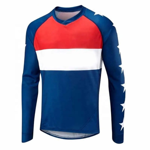 Maillots BMX de course d'hiver hors route Chemises MX Conception personnalisée Maillot de sublimation OEM coupe-vent - Product Image 3