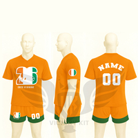 Ensemble de maillots de football personnalisés style Côte d'Ivoire 2026 – Tenue de football respirante et à séchage rapide pour hommes – Kit d'entraînement en gros