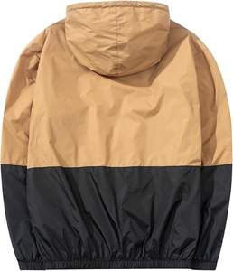 Chaqueta Impermeable Ligera para Hombre, Cortavientos, con Cierre de Cremallera y Bolsillos para Protección en Todo Tipo de Clima - Product Image 5
