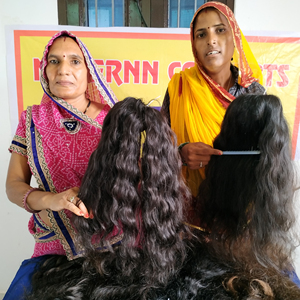 ผมมนุษย์ผมชาวอินเดียแท้จากธรรมชาติไม่ผ่านการทำเคมีผมลอน - Product Image 2