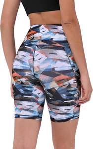 Pantalones cortos de yoga, precio de fábrica, venta al por mayor, logotipo personalizado, ropa de gimnasio sin costuras, ropa deportiva para mujer, fabricante de pantalones cortos de Yoga de etiqueta privada - Product Image 3