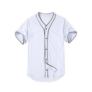 Maillot de sublimation Vêtements de sport unis Maillot de baseball Chemises boutonnées Uniformes de sport Maillot hommes femmes Conception de logo personnalisé - Product Image 2