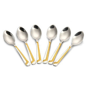 High Quality Stainless Steel Mirror Flatware <b>Set</b> Heavy Duty European Style Silver Plated Cutlery for Weddings Everyday Use - Product Image 3