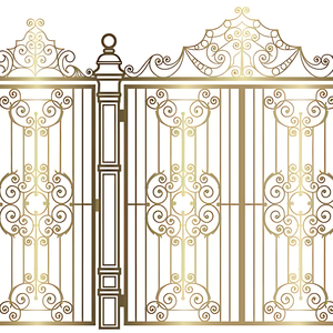 Explore Iron Gate Designs Trendy Metal Frame House & Compound Wall Gates with Security Fencing for Enhanced Security and Style - Product Image 6