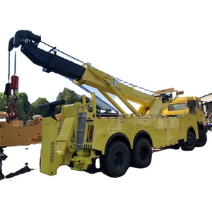 Camión de Rescate Multifuncional Directo de Fábrica, Grúa de Remolque Diésel Usada, Remolque con Capacidad de Remolque de 20 Toneladas, 380HP - Product Image 1
