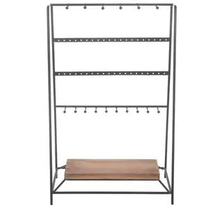 Tower Rack Jewelry Stand Tray Elegantly Showcase Your Jewelry Collection In Your Home Or In A Retail Setting On Any Desk Table