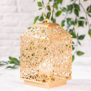 Ramadan Eid Mubarak Décoratif Islamique Bougeoir Métal Cuivre Couleur Bougeoir Eid et Ramadan Organisateur pour Offre Spéciale - Product Image 4