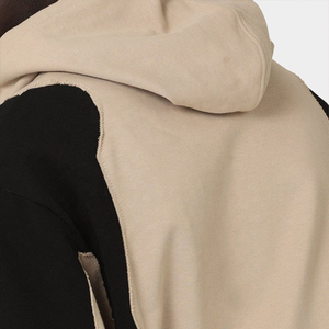 Sweat à capuche unisexe surdimensionné décontracté personnalisé 2025, doublure non tissée imperméable, broderie hivernale, 100% coton, poche - Product Image 5