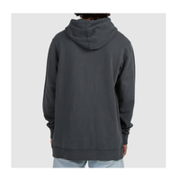 Sudadera con Capucha para Hombre, Color Gris Oscuro, Corte Regular, Felpa Francesa de Algodón, Bolsillo Frontal, Forro de Invierno, Secado Rápido, Bordada