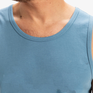 Men's Plus Size Casual Knitted Tank <b>Tops</b> High Street Style Cotton Breathable Summer Workout Gym Fitness - Product Image 4