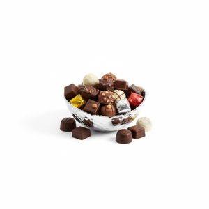 Ensemble de 3 bols de service géométriques modernes en acier inoxydable, plats à collation en métal, parfaits pour la présentation du chocolat et les services de table pour les fêtes - Product Image 4