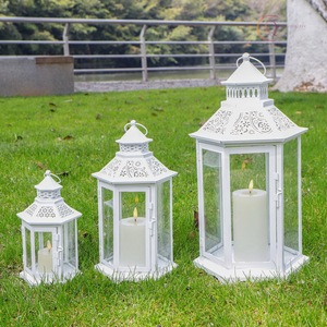 Porte-bougie en métal élégant pour l'éclairage domestique du Ramadan |   Durable et imperméable, couleur personnalisable, utilisation en intérieur - Product Image 4