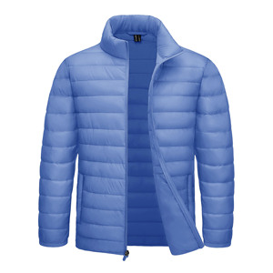 Veste d'hiver imperméable et respirante à motif de lettres vintage unisexe pour hommes, veste matelassée personnalisée, coupe-vent pour hommes - Product Image 1