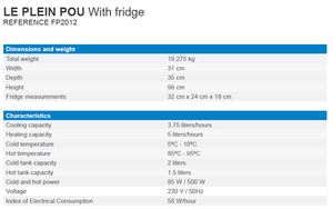 ตู้กดน้ำร้อนและเย็นของโรงแรมพร้อมตัวกรองถ่านกัมมันต์0.5ไมครอนและตู้เย็น - Product Image 6