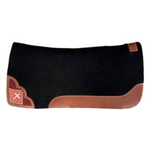 Venta al por mayor Premium Horse Western Saddle Pad Diseño clásico con cómodo forro de tela Portátil 32 "L X 31" W X 1" - Product Image 2