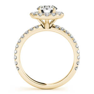 แหวนหมั้นเพชรฝรั่งเศสทรงพาเว่ 2.00 กะรัต ตัวเรือนทองคำ 18k สีเหลือง - Product Image 2