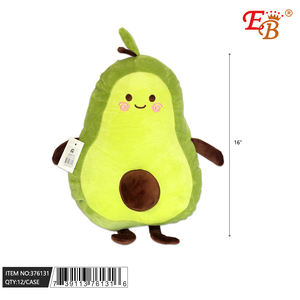 16 \ "Plush Squish Aguacate 12PC/Cs Colección única de plantas de felpa - Product Image 1