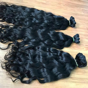12A Grade Raw Hair Weaving.2027 Hot Selling Remy Indian Remy Human Hair Weaving.Good Feedback Remy Hair Weaving From India. - Product Image 1