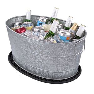 ถังแช่ไวน์ทำจากโลหะถังแช่แชมเปญขนาดใหญ่ถังแช่น้ำแข็งเบียร์และอ่างไวน์ - Product Image 4