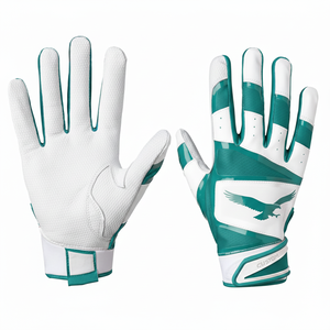 Gants de frappe de baseball en gros avec logo personnalisé, résistants à l'abrasion, antidérapants, amortissant les chocs, ventilés, gants de frappe de softball - Product Image 3