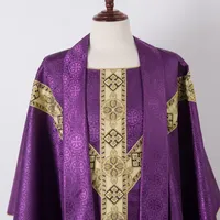 Robes liturgiques d'église sur mesure en gros, couleur personnalisée, imprimé personnalisé, haute qualité, unisexe, toutes tailles disponibles, service OEM