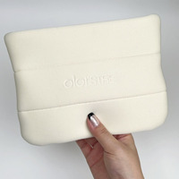 Sac de Cosmétiques Portable Matelassé et Gonflé, Logo Personnalisé, Étanche, Organisateur de Maquillage Gonflé, Pochette de Voyage pour Articles de Beauté, Fermeture Éclair