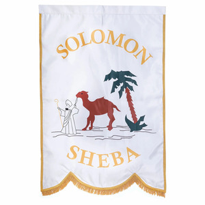 Reine du sud franc-maçon Regalia brodé bannière tablier Machine complexe couture couture conception pour maçons - Product Image 1