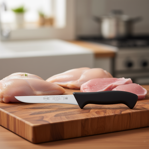 Cuchillo de Cocina SKIN Negro y Cromado 110216 de 16 cm, Cuchillo para Deshuesar de Acero Inoxidable - Product Image 3