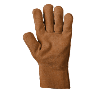 Guantes canadienses de seguridad industrial de cuero de vaca resistente para protección de manos y brazos - Product Image 3