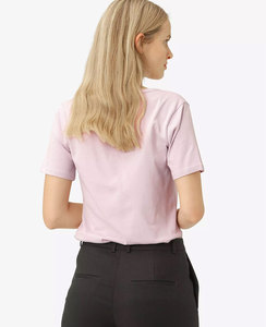 Camisetas de Verano para Mujer con Hombros Caídos, Estilo Urbano, de Alta Calidad, Talla Grande, Vintage, de Algodón con Agujero y Cremallera, Personalizadas OEM - Product Image 4