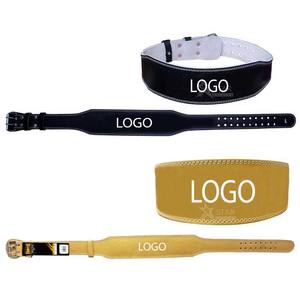 Ceinture d'entraînement de gymnastique en cuir de vachette souple et résistante de 13mm avec logo personnalisé de haute qualité pour la musculation - Product Image 4