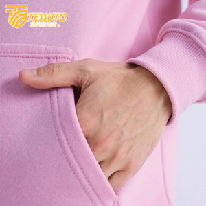 Hip Hop Style lourd 100% coton hommes Vintage à capuche broderie personnalisée de haute qualité avec fermeture éclair conception - Product Image 4