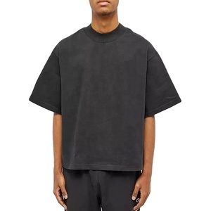 เสื้อยืดคอกลมทรงหลวมสไตล์วินเทจสำหรับผู้ชาย ขายส่ง ผ้าหนา 260gsm ทรงบ็อกซี่ ไหล่ตก ผลิตจากผ้าฝ้าย 100% เป็นมิตรต่อสิ่งแวดล้อม - Product Image 1