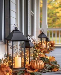 PARFAIT AMBIANCE TEALIGHT ONT BELLE et Décor de fête Lanterne à bougie de sol pour jardin Haanging Lanterne à bougie - Product Image 6