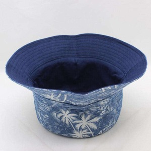 Sombrero de cubo reversible de algodón 100% con logotipo personalizado al por mayor patrón de punto estampado multicolor para hombres para uso diario - Product Image 2