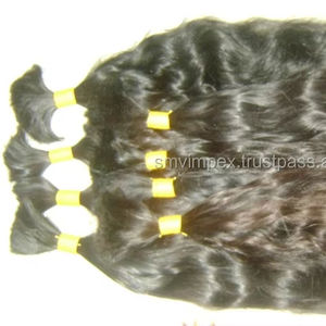 Cheveux naturels non traités, 100% pièces, en vrac, de l'inde Sans transformation de produits chimiques et à la vapeur, ml Remy — cheveux humains indiens, grande qualité, chevelure naturelle - Product Image 6