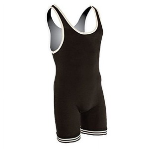 Singlet de lutte personnalisé pour hommes, sans bretelles, fermeture à pression, spandex polyester, haute qualité, ajustement confortable, modèle pakistanais - Product Image 1