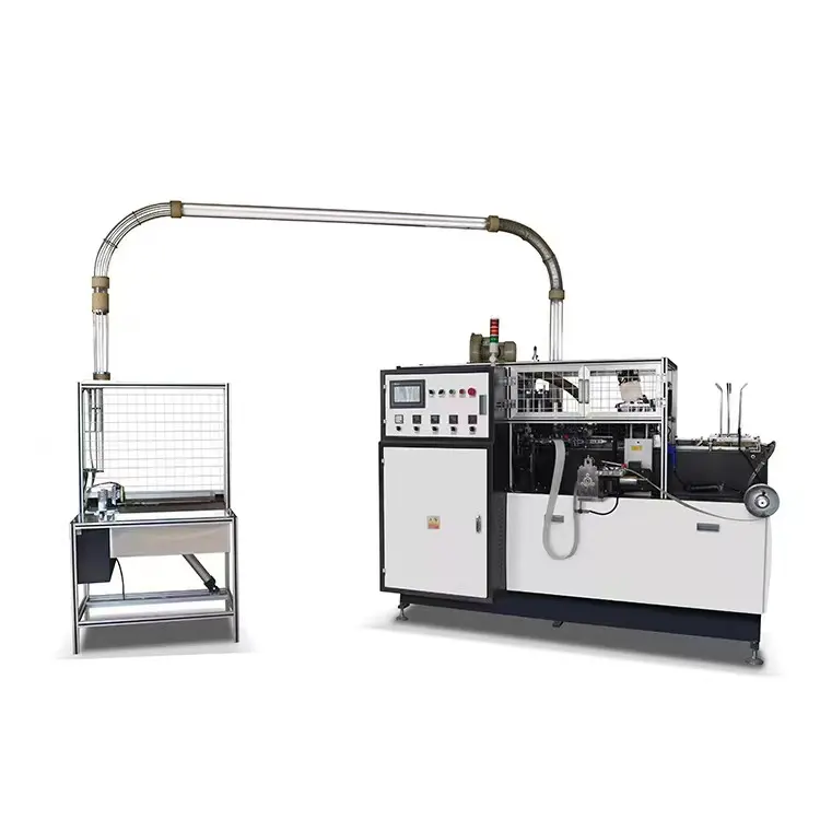 Ultrasonik sızdırmazlık kağıt kahve/çay bardağı yapımı/şekillendirme makinesi işlemek için kolay
