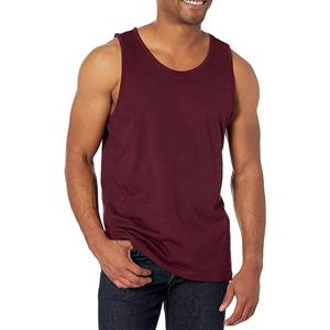 Débardeurs pour hommes de haute qualité nouveau style Streetwear décontracté personnalisé jeune garçon grande taille respirant tricoté coton débardeur - Product Image 1
