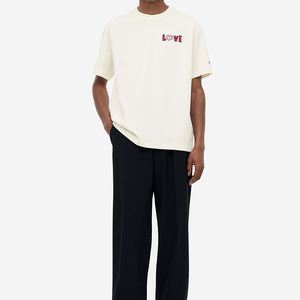 Personalizable 2023 de gran tamaño de la camiseta de los hombres 100% de algodón liso en blanco de talla grande de punto Camiseta para los hombres para la impresión - Product Image 2