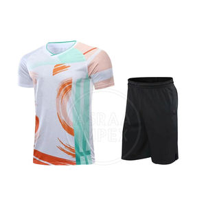 Uniforme de tenis de alta calidad cómodo y transpirable, uniformes de tenis profesionales de manga corta a la venta - Product Image 2