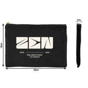 Pochette personnalisable avec votre logo, 10 x 7 pouces, fermeture éclair, pour perles et fournitures d'artisanat, sacs de rangement pratiques pour cosmétiques/maquillage - Product Image 6