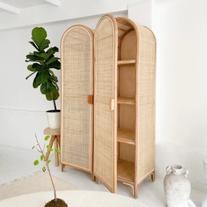 Armario de ropa de ratán natural para muebles de interior al mejor precio armarios - Product Image 3